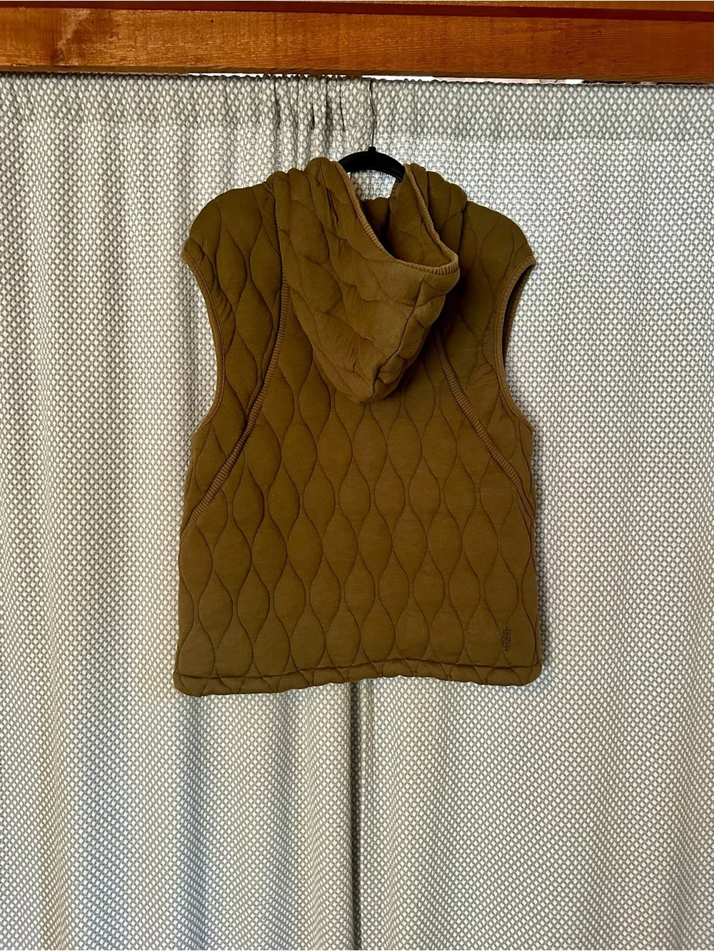 Free People Dream Big Quilted Vest - Army Green - XS